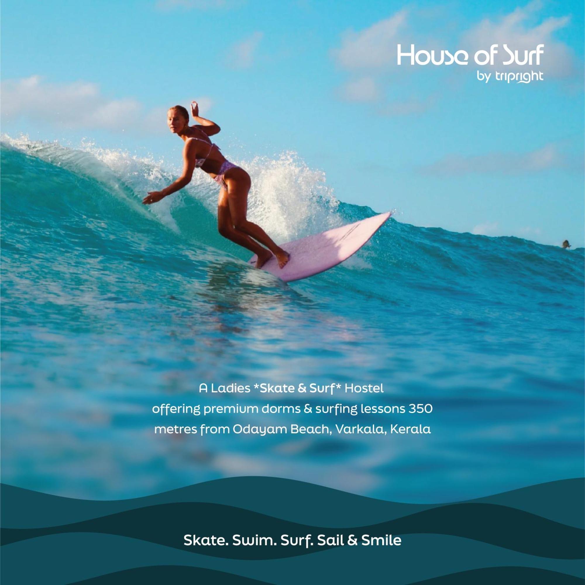House Of Surf Hostel For Women Varkala Dış mekan fotoğraf